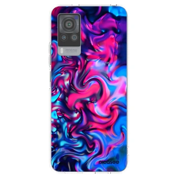 Picasee silikonska prozirna maskica za Vivo X60 Pro 5G - Redlight