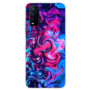 Picasee silikonska prozirna maskica za Vivo Y11s - Redlight