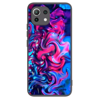 Picasee crna silikonska maskica za Xiaomi 11 Lite 5G NE - Redlight