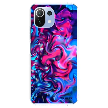 Picasee silikonska prozirna maskica za Xiaomi 11 Lite 5G NE - Redlight