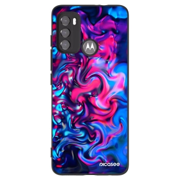 Picasee crna silikonska maskica za Motorola Moto G60 - Redlight