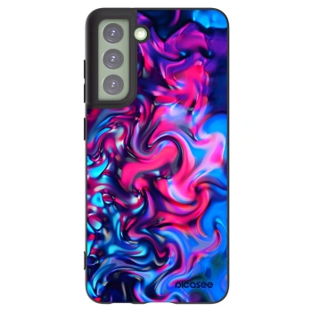 Picasee crna silikonska maskica za Samsung Galaxy S21 FE 5G - Redlight