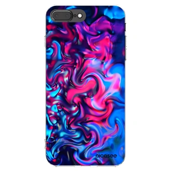 Picasee silikonska prozirna maskica za Apple iPhone 7 Plus - Redlight