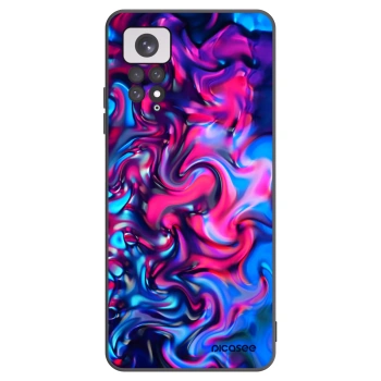 Picasee crna silikonska maskica za Xiaomi Redmi Note 11 - Redlight