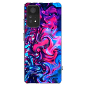 Picasee silikonska prozirna maskica za Xiaomi Redmi Note 11 Pro 5G - Redlight