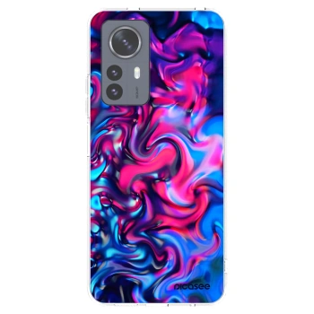 Picasee silikonska prozirna maskica za Xiaomi 12 Pro - Redlight