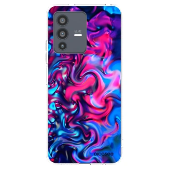 Picasee silikonska prozirna maskica za Vivo V23 5G - Redlight