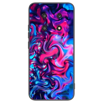 Picasee crna silikonska maskica za Honor Magic4 Lite 5G - Redlight