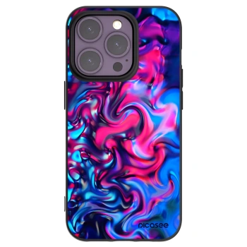 Picasee crna silikonska maskica za Apple iPhone 14 Pro - Redlight