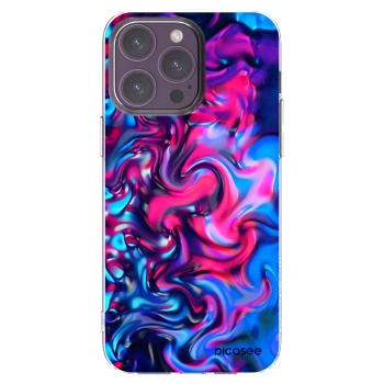 Picasee silikonska prozirna maskica za Apple iPhone 14 Pro Max - Redlight