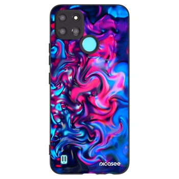 Picasee crna silikonska maskica za Realme C21Y - Redlight