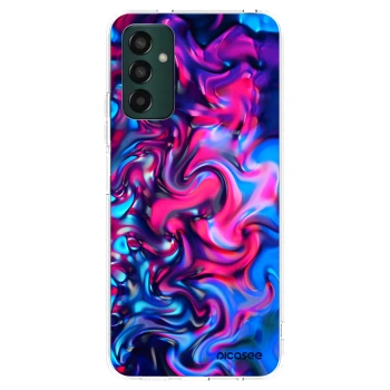 Picasee silikonska prozirna maskica za Samsung Galaxy M13 M135F - Redlight