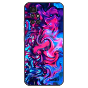 Picasee crna silikonska maskica za Xiaomi Redmi 10 (2022) - Redlight