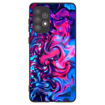 Picasee crna silikonska maskica za Samsung Galaxy A73 5G - Redlight