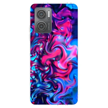 Picasee silikonska prozirna maskica za Xiaomi Redmi 10 5G - Redlight