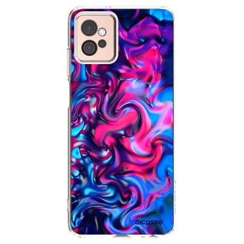 Picasee silikonska prozirna maskica za Motorola Moto G32 - Redlight
