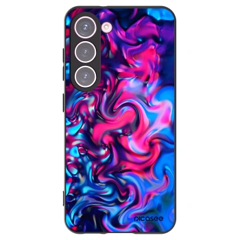 Picasee crna silikonska maskica za Samsung Galaxy S23 5G - Redlight