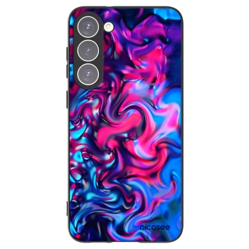 Picasee crna silikonska maskica za Samsung Galaxy S23+ 5G - Redlight