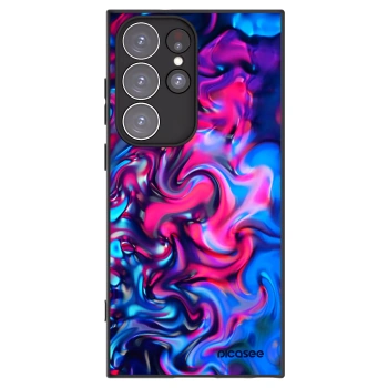 Picasee crna silikonska maskica za Samsung Galaxy S23 Ultra 5G - Redlight