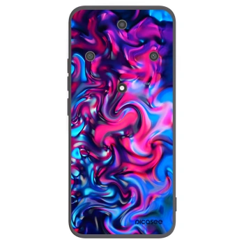 Picasee crna silikonska maskica za Honor Magic5 Lite 5G - Redlight
