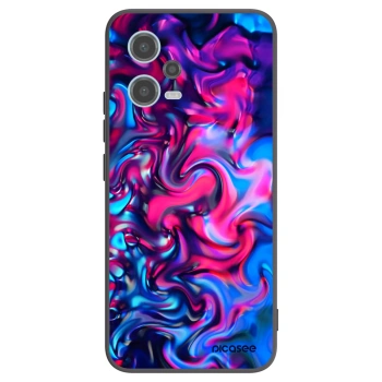 Picasee crna silikonska maskica za Xiaomi Redmi Note 12 5G - Redlight
