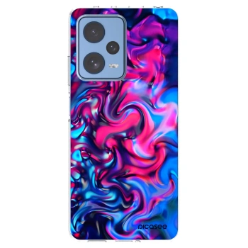 Picasee silikonska prozirna maskica za Xiaomi Redmi Note 12 Pro 5G - Redlight
