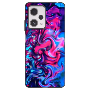 Picasee crna silikonska maskica za Xiaomi Redmi Note 12 Pro+ 5G - Redlight