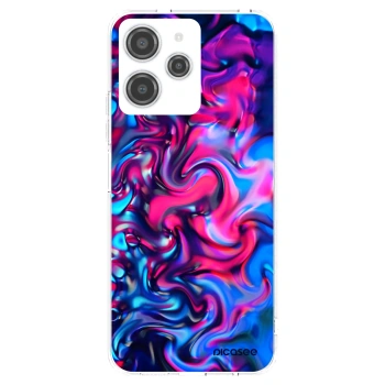 Picasee silikonska prozirna maskica za Xiaomi Redmi 12 4G - Redlight