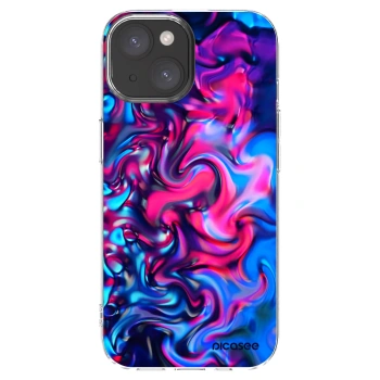Picasee silikonska prozirna maskica za Apple iPhone 15 - Redlight