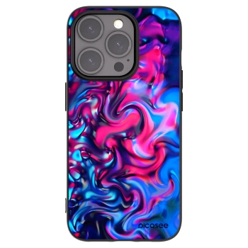 Picasee crna silikonska maskica za Apple iPhone 15 Pro - Redlight