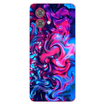 Picasee silikonska prozirna maskica za Motorola Moto G84 5G - Redlight