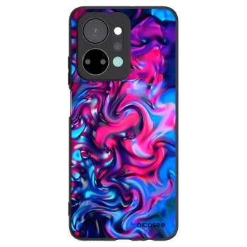 Picasee crna silikonska maskica za Honor X7a - Redlight