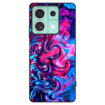Picasee crna silikonska maskica za Xiaomi Redmi Note 13 5G - Redlight