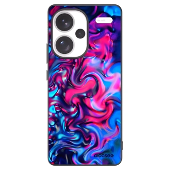 Picasee crna silikonska maskica za Xiaomi Redmi Note 13 Pro+ 5G - Redlight