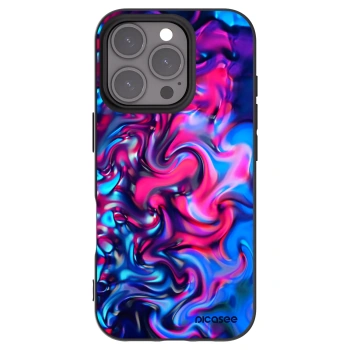 Picasee crna silikonska maskica za Apple iPhone 16 Pro - Redlight