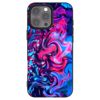 Picasee crna silikonska maskica za Apple iPhone 16 Pro Max - Redlight