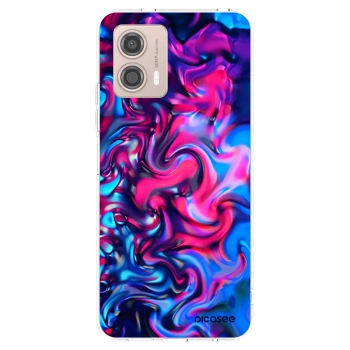 Picasee silikonska prozirna maskica za Motorola Moto G53 5G - Redlight