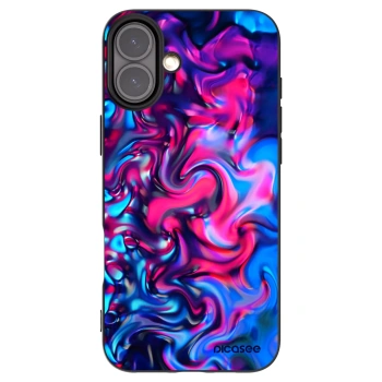 Picasee crna silikonska maskica za Apple iPhone 16 Plus - Redlight