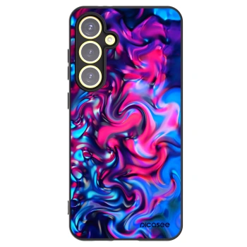 Picasee crna silikonska maskica za Samsung Galaxy S24 FE S721B - Redlight