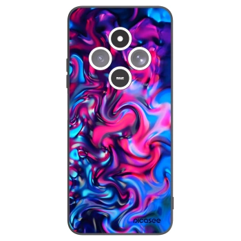 Picasee crna silikonska maskica za Xiaomi Redmi 14C - Redlight