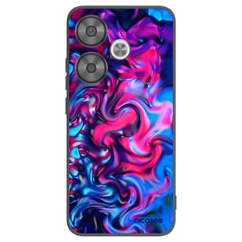 Picasee crna silikonska maskica za Xiaomi Poco F6 - Redlight