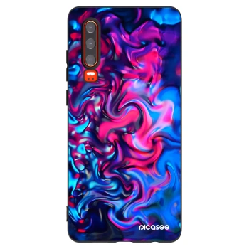 Picasee crna silikonska maskica za Huawei P30 - Redlight
