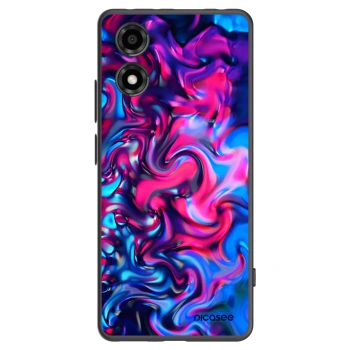Picasee crna silikonska maskica za Motorola Moto E14 - Redlight