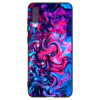 Picasee crna silikonska maskica za Samsung Galaxy A70 A705F - Redlight