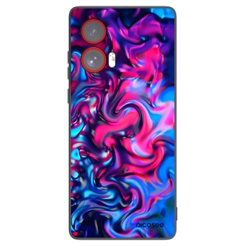 Picasee crna silikonska maskica za Motorola Edge 50 Fusion - Redlight
