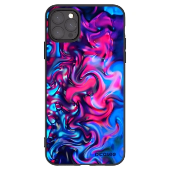 Picasee crna silikonska maskica za Apple iPhone 11 Pro Max - Redlight