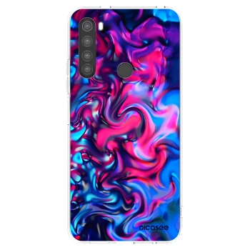 Picasee silikonska prozirna maskica za Xiaomi Redmi Note 8 - Redlight