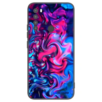 Picasee crna silikonska maskica za Xiaomi Redmi Note 8 - Redlight