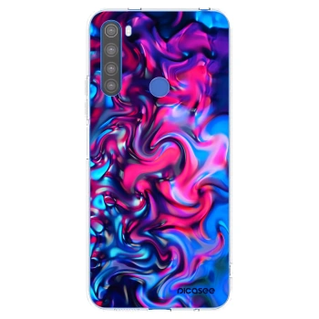 Picasee silikonska prozirna maskica za Xiaomi Redmi Note 8T - Redlight