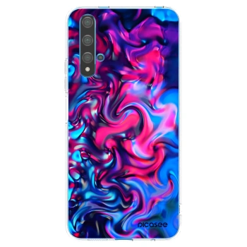 Picasee silikonska prozirna maskica za Huawei Nova 5T - Redlight